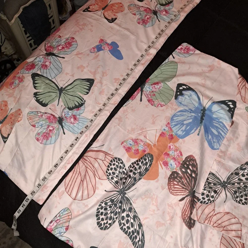 NEW in BAG - Buttery Soft Twin-Full Butterfly Duvet with 1 LG Pillow Sham